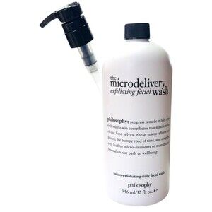 Philosophy THE MICRODELIVERY  EXFOLIATING Facial Wash 32 oz New & Sealed